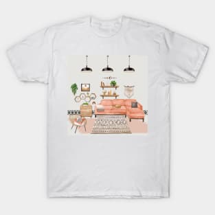 Bohemian style room T-Shirt